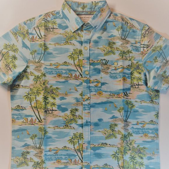 Free Planet Other - MEN'S Free Planet Size M Beach Theme Shirt